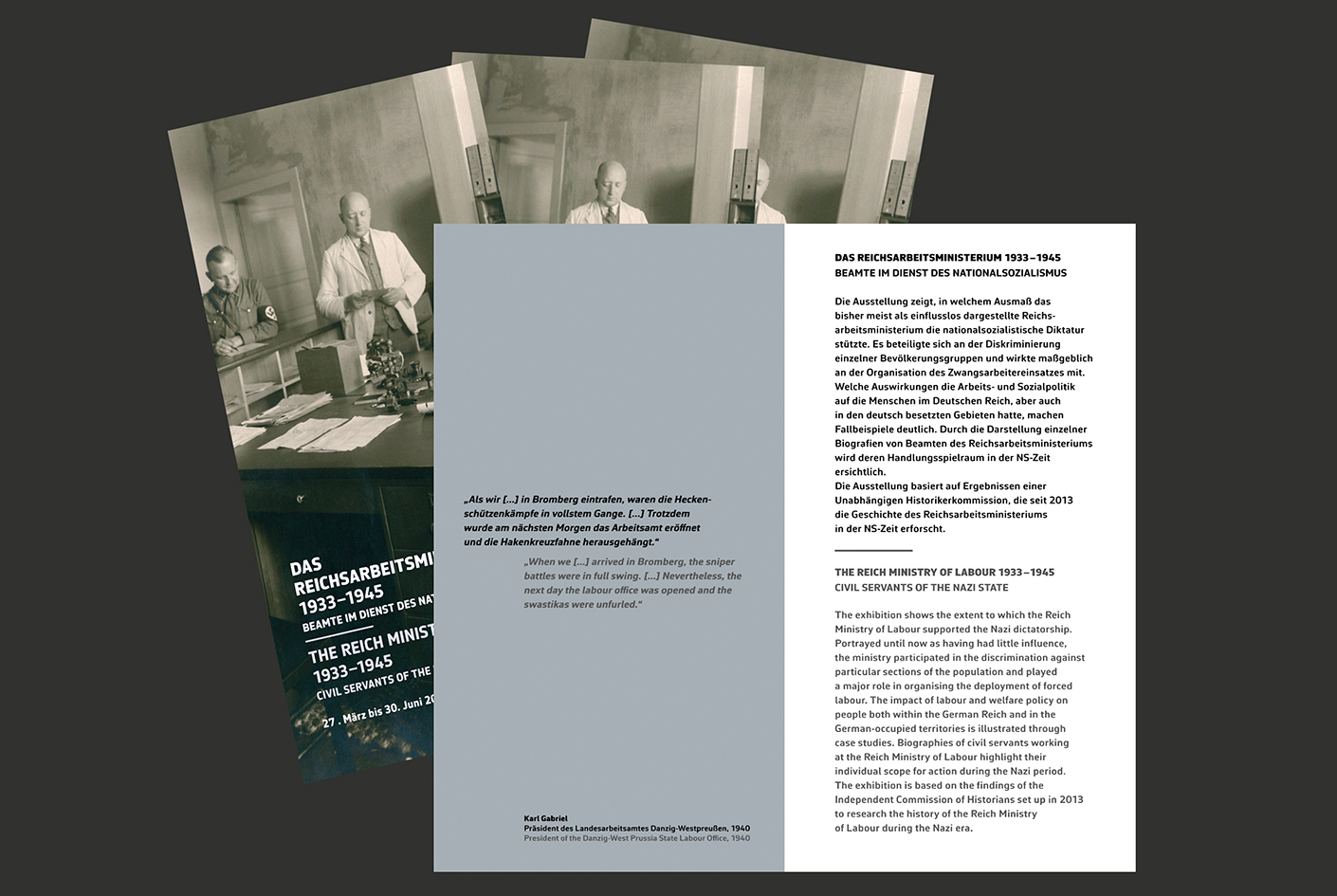DAS REICHSARBEITSMINISTERIUM 1933 – 1945